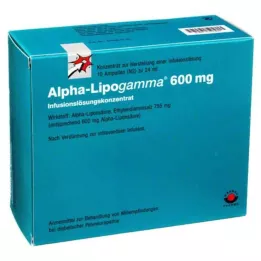 ALPHA-LIPOGAMMA 600 mg di soluzione per infusione concentrata, 10X24 ml