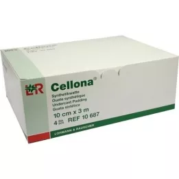 CELLONA Lana di cotone sintetica 10 cmx3 m, 4 pz