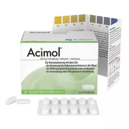 ACIMOL con strisce reattive per il pH compresse rivestite con film, 96 pz