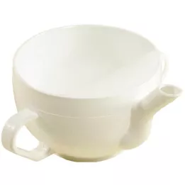 KRANKENTASSE Plastica con 2 maniglie bianche, 1 pz