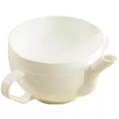 KRANKENTASSE Plastica con 2 maniglie bianche, 1 pz