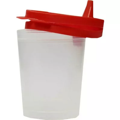 URINBECHER con coperchio a scatto, 1 pz