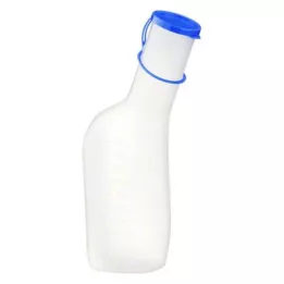 URINFLASCHE Man plastic 1 l w.cap milky, 1 pc