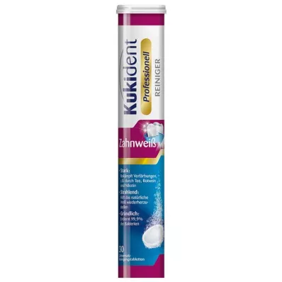 KUKIDENT Tabs sbiancanti per denti Cleaner, 30 pz KUKIDENT Tabs sbiancanti per denti Cleaner, 30 pz