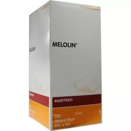 MELOLIN Medicazioni per ferite 10x10 cm sterili, 100 pz