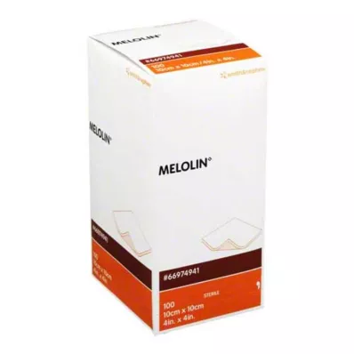 MELOLIN Medicazioni per ferite 10x10 cm sterili, 100 pz