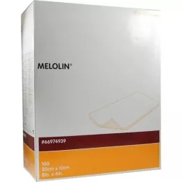 MELOLIN Medicazioni per ferite 10x20 cm sterili, 100 pz