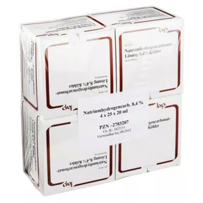 NATRIUMHYDROGENCARBONAT-Soluzione 8,4% Köhler, 100X20 ml