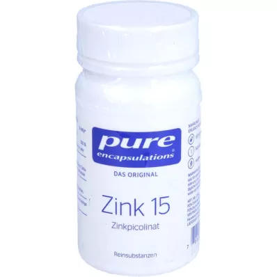 PURE ENCAPSULATIONS Zinco 15 Capsule di zinco picolinato, 60 Capsule