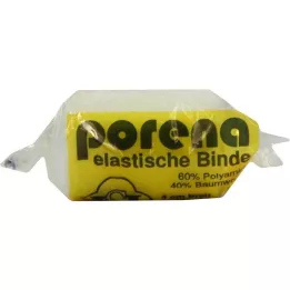 PORENA benda elastica di garza bianca da 4 cm con involucro, 1 pz