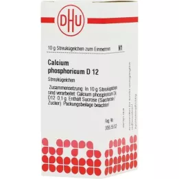 CALCIUM PHOSPHORICUM D 12 globuli, 10 g