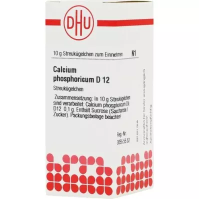 CALCIUM PHOSPHORICUM D 12 globuli, 10 g