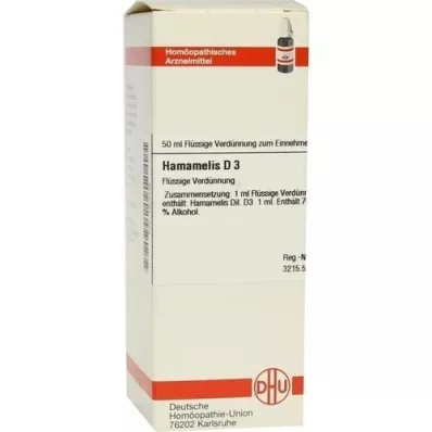 HAMAMELIS D 3 Diluizione, 50 ml