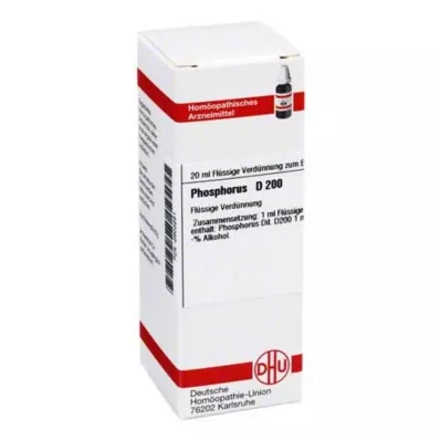 PHOSPHORUS D 200 diluizione, 20 ml PHOSPHORUS D 200 diluizione, 20 ml