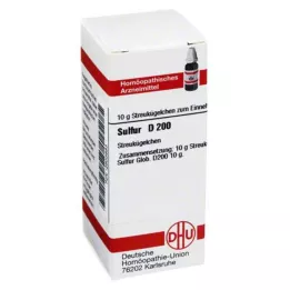 SULFUR D 200 globuli, 10 g