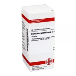 SYZYGIUM JAMBOLANUM D 4 compresse, 80 pz