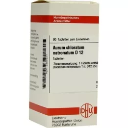 AURUM CHLORATUM NATRONATUM D 12 compresse, 80 pz