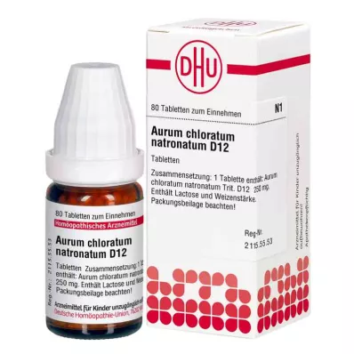AURUM CHLORATUM NATRONATUM D 12 compresse, 80 pz AURUM CHLORATUM NATRONATUM D 12 compresse, 80 pz