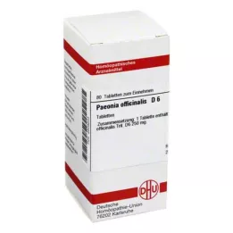 PAEONIA OFFICINALIS D 6 compresse, 80 pz