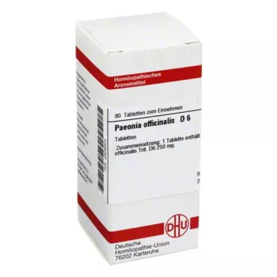 PAEONIA OFFICINALIS D 6 compresse, 80 pz