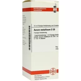 AURUM METALLICUM D 30 Diluizione, 50 ml