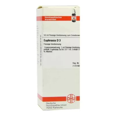 EUPHRASIA D 3 Diluizione, 50 ml EUPHRASIA D 3 Diluizione, 50 ml