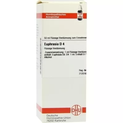 EUPHRASIA diluizione D 4, 50 ml