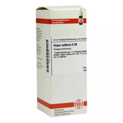 HEPAR SULFURIS D 30 Diluizione, 50 ml