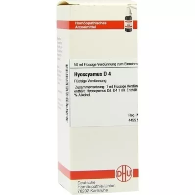 HYOSCYAMUS diluizione D 4, 50 ml
