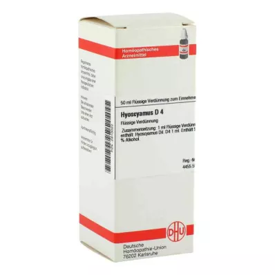 HYOSCYAMUS diluizione D 4, 50 ml