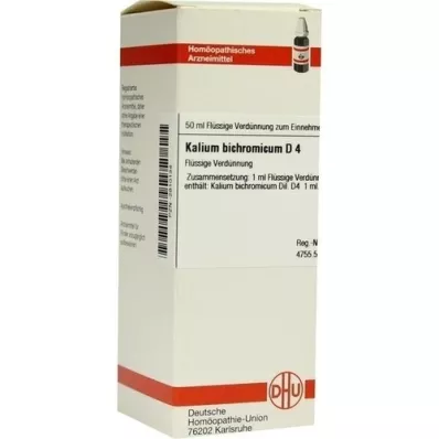 KALIUM BICHROMICUM diluizione D 4, 50 ml