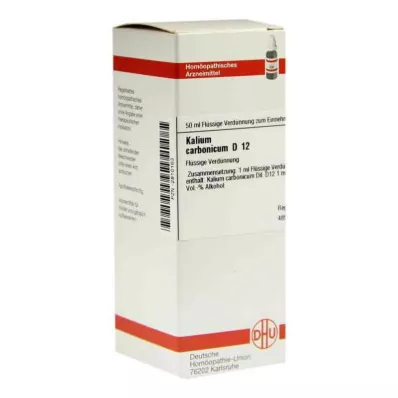 KALIUM CARBONICUM D 12 Diluizione, 50 ml KALIUM CARBONICUM D 12 Diluizione, 50 ml