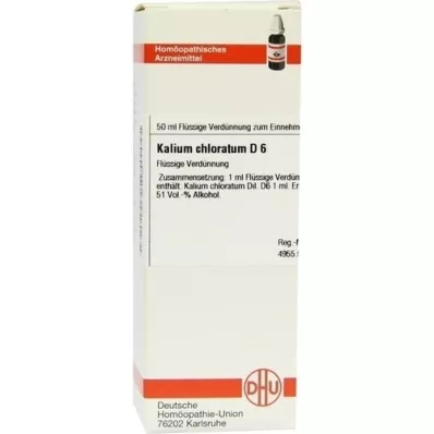 KALIUM CHLORATUM D 6 Diluizione, 50 ml