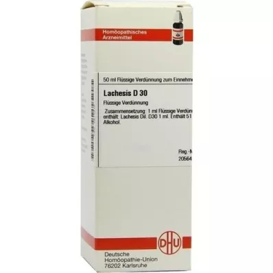LACHESIS D 30 Diluizione, 50 ml