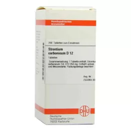 STRONTIUM CARBONICUM D 12 compresse, 200 pz