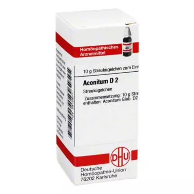 ACONITUM D 2 globuli, 10 g