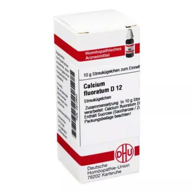 CALCIUM FLUORATUM D 12 globuli, 10 g
