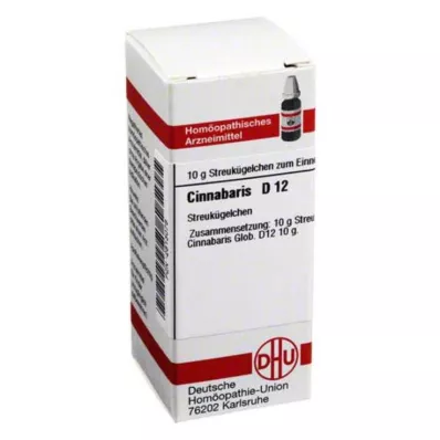 CINNABARIS D 12 globuli, 10 g CINNABARIS D 12 globuli, 10 g