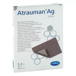 ATRAUMAN compresse sterili Ag 5x5 cm, 10 pz