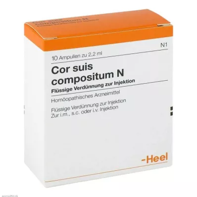 COR SUIS Compositum N Fiale, 10 pz