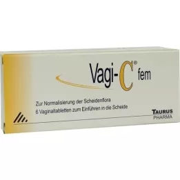 VAGI C Fem compresse vaginali, 6 pz