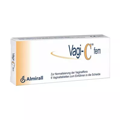 VAGI C Fem compresse vaginali, 6 pz