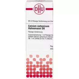 CALCIUM CARBONICUM Hahnemanni D 8 Diluizione, 20 ml