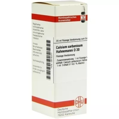 CALCIUM CARBONICUM Hahnemanni D 30 Diluizione, 20 ml