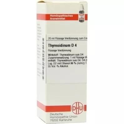 THYREOIDINUM Diluizione D 4, 20 ml