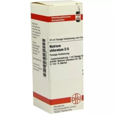 NATRIUM CHLORATUM D 6 Diluizione, 20 ml