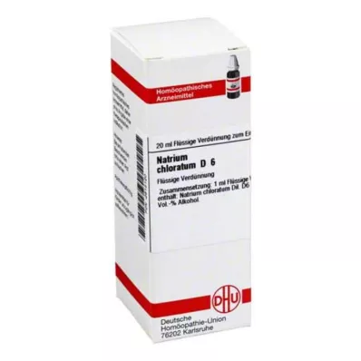 NATRIUM CHLORATUM D 6 Diluizione, 20 ml NATRIUM CHLORATUM D 6 Diluizione, 20 ml