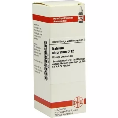 NATRIUM CHLORATUM D 12 Diluizione, 20 ml
