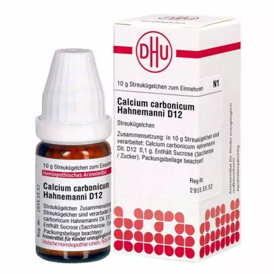 CALCIUM CARBONICUM Hahnemanni D 12 globuli, 10 g