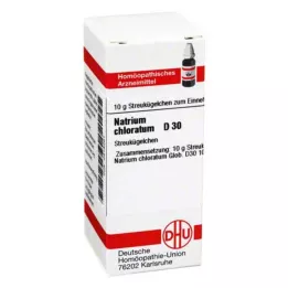 NATRIUM CHLORATUM D 30 globuli, 10 g